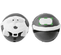 Bola anti-stress em forma de Papai Noel.